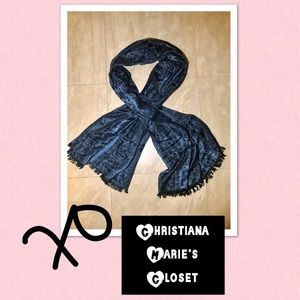 Navy scarf